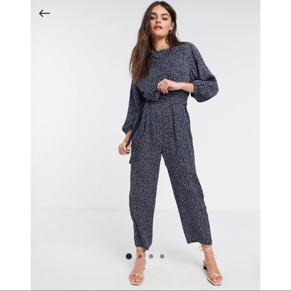 French Connection Chinwe Print Mix Printed Jumpsuit: NWOT